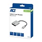 ACT AC7056 geheugenkaartlezer USB 3.2 Gen 1 (3.1 Gen 1) Type-C Grijs