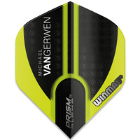 Plumas Winmau Michael van Gerwen Prism Alpha Black Green Flight V1