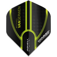 Plumas Winmau Michael van Gerwen Prism Alpha Black Green
