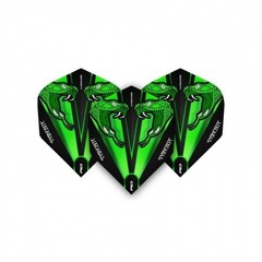 Plumas Red Dragon Peter Wright Snakebite Green Transparent