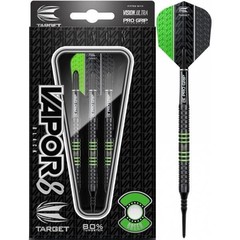 Dardos Target Vapor-8 Black Green 80% Punta de Plástico