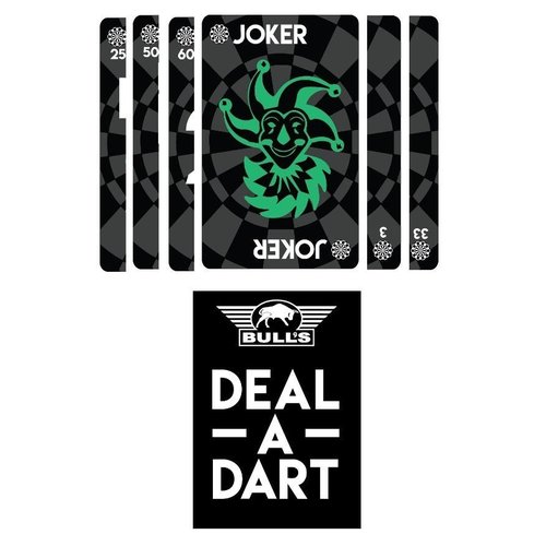 Bull's Bull's Deal a Dart juego de cartas