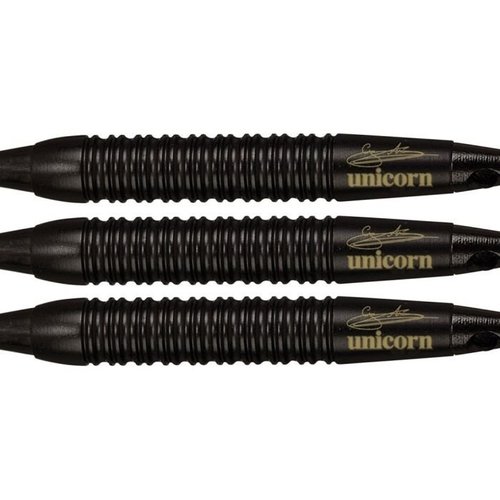Unicorn Dardos Unicorn Gary Anderson World Champion Black Brass Punta de Plástico