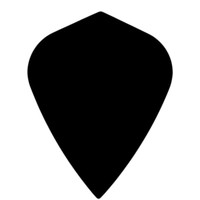 Plumas Poly Kite Black