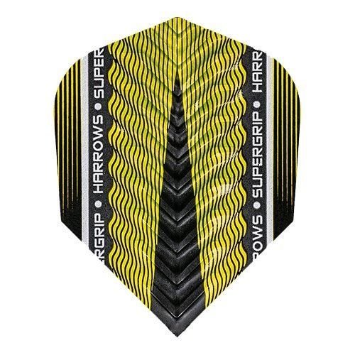 Harrows Plumas Harrows Supergrip X Yellow