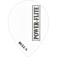 Plumas Bull's Powerflite - Pear Solid White Bull's Plumas Bull's Powerflite - Pear Solid White