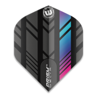 Plumas Winmau Prism Delta Extra Thick Black & Multi