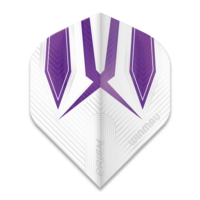 Plumas Winmau Prism Alpha Extra Thick White & Purple
