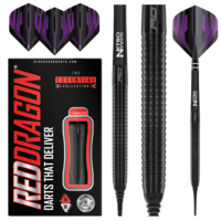 Dardos Red Dragon Razor Edge Black 85% Punta de Plástico