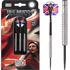 Dardos Eric Bristow Crafty Cockney 90% Silver Knurled