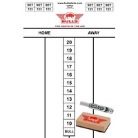 Bull's Scorebord Set 45 x 30