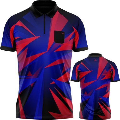 Arraz Arraz Shard Camiseta de Dardos Black & Blue-Red