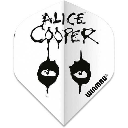 Winmau Plumas Winmau Rock Legends Alice Cooper White
