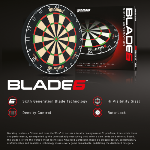 Winmau Winmau Blade 6 Dartboard - Diana Profesional