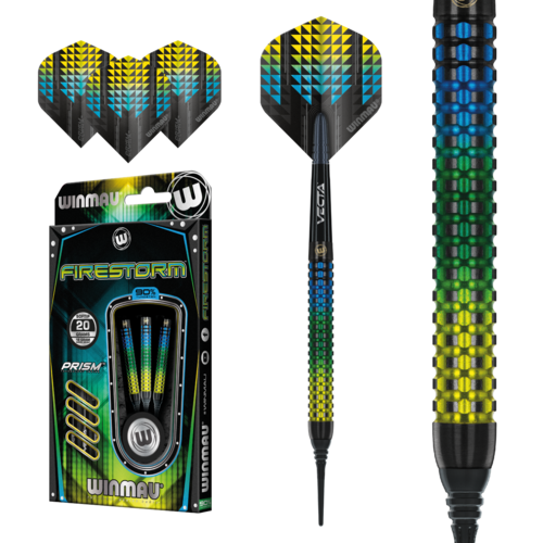 Winmau Dardos Winmau Firestorm 90% Punta de Plástico