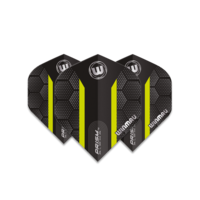 Plumas Winmau Prism Alpha Extra Thick Black & Green Stripe