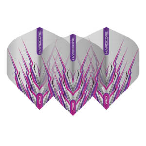 Plumas Red Dragon Peter Wright Hardcore Mohawk Purple