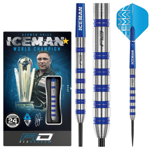 Red Dragon Dardos Red Dragon Gerwyn Price Iceman Challenger 80% Punta de Acero