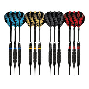 Dardos KOTO Brass Multiset - 12 Darts - 16 g Punta de Plástico