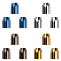 L-Style Metal Champagne Rings