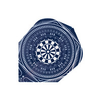 Plumas Harrows Quadro Dartboard Blue