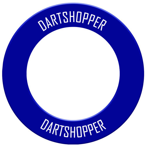 Dartshopper Impresión De Surrounds Azul Con Texto Personalizados