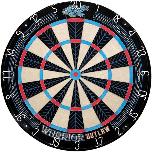 Shot Shot Warrior Outlaw Dartboard - Diana Profesional