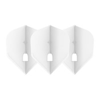 Plumas L-Style Champagne L3 Shape Solid White