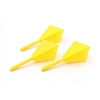 CUESOUL Plumas Cuesoul - Tero Flight System AK5 Rost Diamond - Yellow