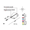 CUESOUL Plumas Cuesoul - Tero Flight System AK5 Rost Diamond - Gradient Yellow