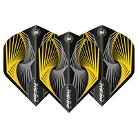 Plumas Winmau Prism Delta Wave Yellow & Grey