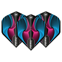 Plumas Winmau Prism Delta Wave Blue & Pink