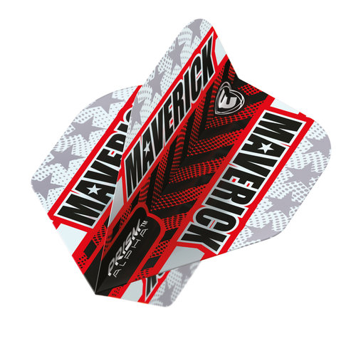 Winmau Plumas Winmau Prism Alpha Maverick Black & Red