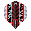 Winmau Plumas Winmau Prism Alpha Maverick Black & Red