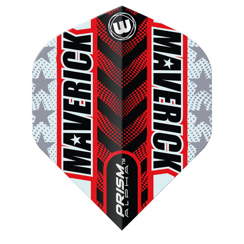 Winmau Plumas Winmau Prism Alpha Maverick Black & Red