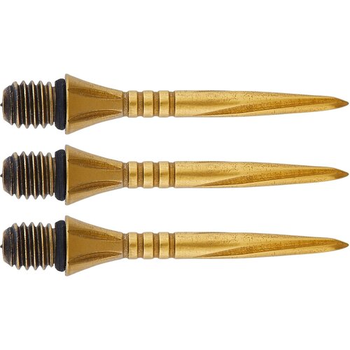 Unicorn Unicorn Steel Dart Points Volute Converta Oro 27 mm