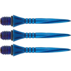 Unicorn Steel Dart Points Volute Converta Blue 27 mm
