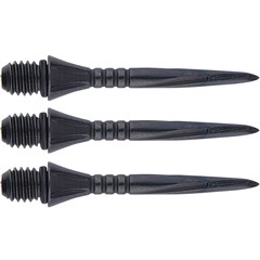 Unicorn Steel Dart Points Volute Converta Black 27 mm