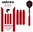 Dardos Unicorn Core Plus Rubberised Red Punta de Acero