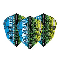 Plumas Red Dragon Peter Wright V-Standard Snakebite Multi Snakeskin Blue