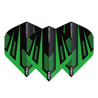Plumas Red Dragon Hardcore Radical Green & Black Fan