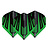 Plumas Red Dragon Hardcore Radical Green & Black Fan