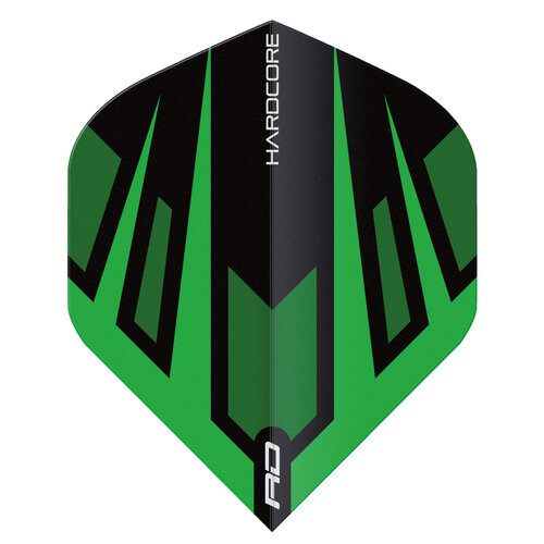 Red Dragon Plumas Red Dragon Hardcore Radical Green & Black Fan