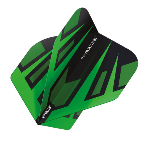 Red Dragon Plumas Red Dragon Hardcore Radical Green & Black Fan
