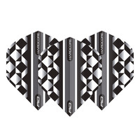 Plumas Red Dragon Hardcore Radical White & Black Geometric