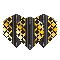 Plumas Red Dragon Hardcore Premium Oro & Black Geometric
