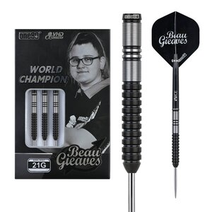 Dardos Beau Greaves VHD Black Edition 90% Punta de Acero