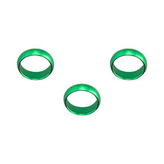 KOTO Aluminium Flight Lock Rings Green