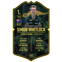 Ultimate Darts Card Simon Whitlock