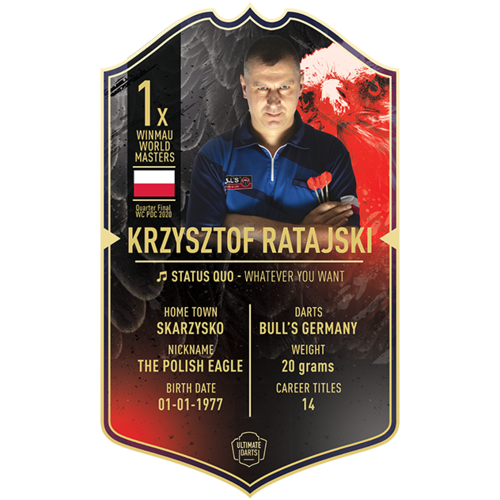 Ultimate Darts Ultimate Darts Card Krzysztof Ratajski